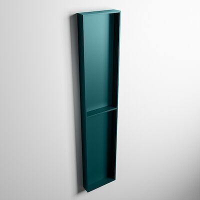 MONDIAZ EASY Nis 89,5×29,5cm in solid surface kleur Smag | Smag. 2 vakken geschikt voor in- of opbouw