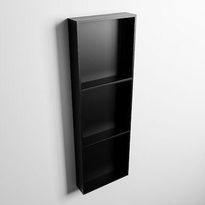 MONDIAZ EASY Nis 89,5×29,5cm in solid surface kleur Urban | Urban. 3 vakken geschikt voor in- of opbouw