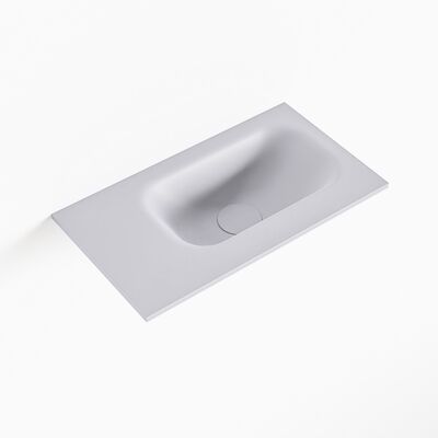 MONDIAZ EDEN Cale solid surface inleg wastafel voor toiletmeubel 40cm. Positie wasbak rechts
