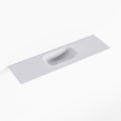 MONDIAZ EDEN Cale solid surface inleg wastafel voor toiletmeubel 80cm. Positie wasbak midden