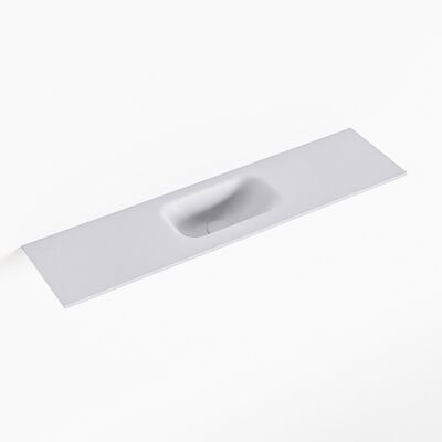 MONDIAZ EDEN Cale solid surface inleg wastafel voor toiletmeubel 90cm. Positie wasbak midden