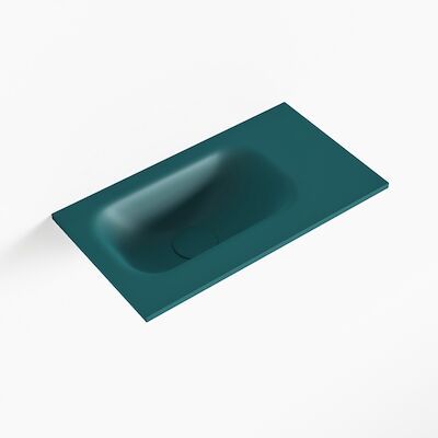 MONDIAZ EDEN Smag solid surface inleg wastafel voor toiletmeubel 40cm. Positie wasbak links