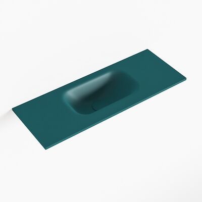 MONDIAZ EDEN Smag solid surface inleg wastafel voor toiletmeubel 60cm. Positie wasbak midden