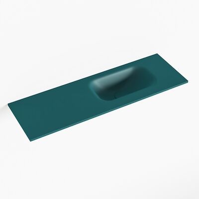 MONDIAZ EDEN Smag solid surface inleg wastafel voor toiletmeubel 70cm. Positie wasbak rechts