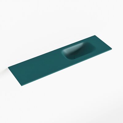 MONDIAZ EDEN Smag solid surface inleg wastafel voor toiletmeubel 80cm. Positie wasbak rechts