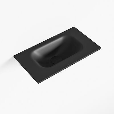 MONDIAZ EDEN Urban solid surface inleg wastafel voor toiletmeubel 40cm. Positie wasbak midden