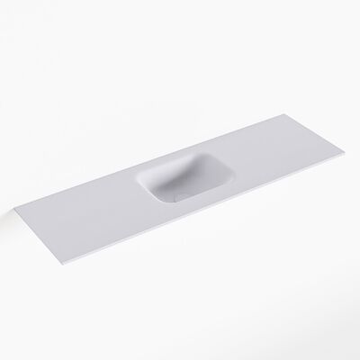 MONDIAZ LEX Cale solid surface inleg wastafel voor toiletmeubel 100cm. Positie wasbak midden