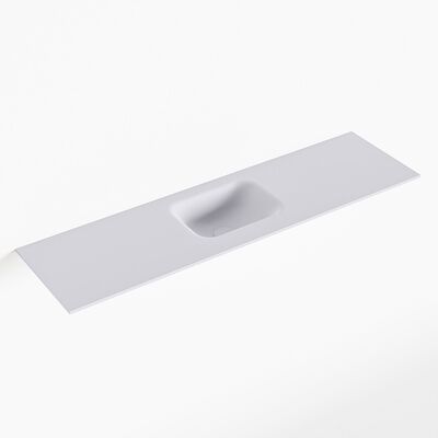 MONDIAZ LEX Cale solid surface inleg wastafel voor toiletmeubel 110cm. Positie wasbak midden