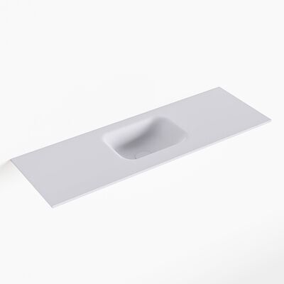 MONDIAZ LEX Cale solid surface inleg wastafel voor toiletmeubel 90cm. Positie wasbak midden