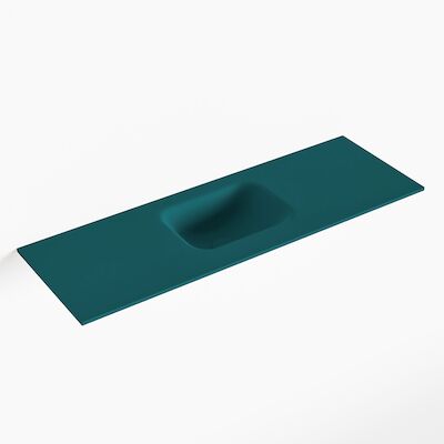 MONDIAZ LEX Smag solid surface inleg wastafel voor toiletmeubel 90cm. Positie wasbak midden