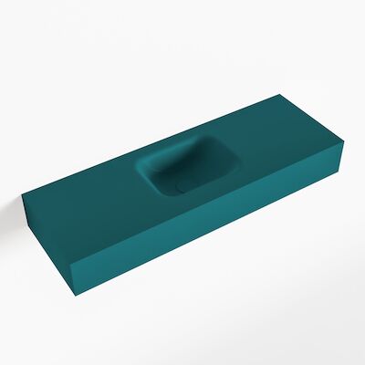 MONDIAZ LEX Smag vrijhangende solid surface wastafel 90cm. Positie wasbak midden