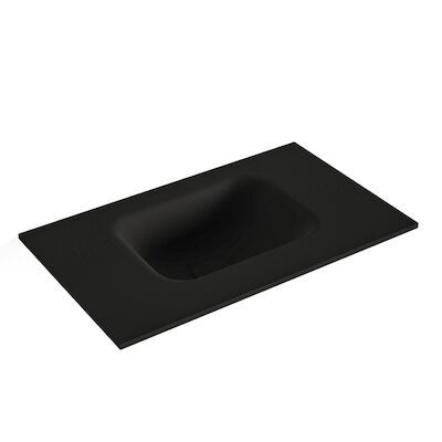 MONDIAZ LEX Urban solid surface inleg wastafel voor toiletmeubel 50cm. Positie wasbak midden