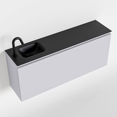 MONDIAZ OLAN 120cm toiletmeubel cale. LEX wastafel urban links 1 kraangat