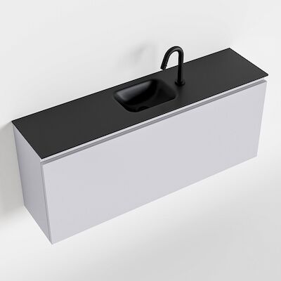 MONDIAZ OLAN 120cm toiletmeubel cale. LEX wastafel urban midden 1 kraangat