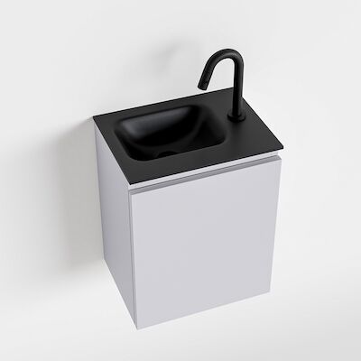MONDIAZ OLAN 40cm toiletmeubel cale. LEX wastafel urban links 1 kraangat