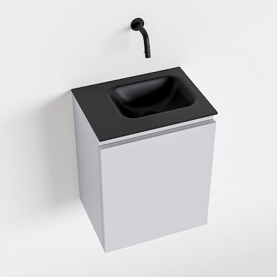 MONDIAZ OLAN 40cm toiletmeubel cale. LEX wastafel urban rechts geen kraangat