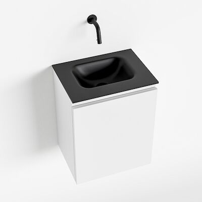 MONDIAZ OLAN 40cm toiletmeubel talc. LEX wastafel urban midden geen kraangat