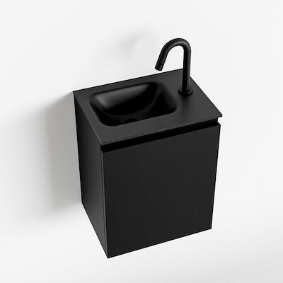 MONDIAZ OLAN 40cm toiletmeubel urban. LEX wastafel urban links 1 kraangat