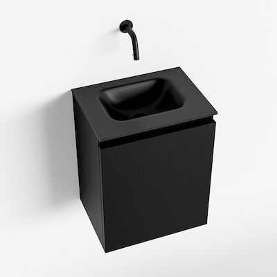 MONDIAZ OLAN 40cm toiletmeubel urban. LEX wastafel urban midden geen kraangat