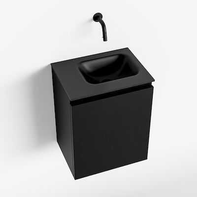 MONDIAZ OLAN 40cm toiletmeubel urban. LEX wastafel urban rechts geen kraangat