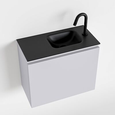 MONDIAZ OLAN 60cm toiletmeubel cale. LEX wastafel urban rechts 1 kraangat