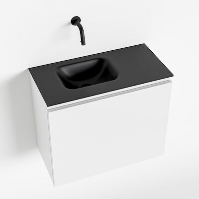 MONDIAZ OLAN 60cm toiletmeubel talc. LEX wastafel urban links geen kraangat