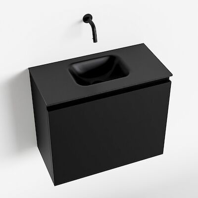 MONDIAZ OLAN 60cm toiletmeubel urban. LEX wastafel urban midden geen kraangat