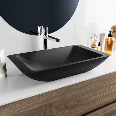 MONDIAZ TOPI Waskom solid surface 60cm kleur Urban / Urban
