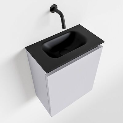 MONDIAZ TURE 40cm toiletmeubel cale. EDEN wastafel urban midden geen kraangat