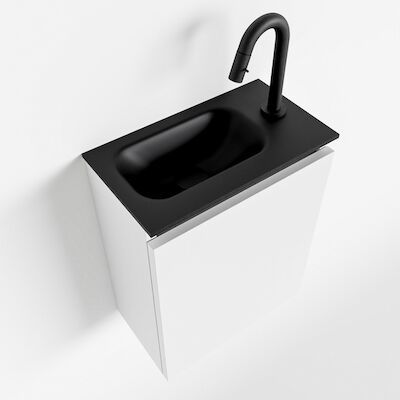MONDIAZ TURE 40cm toiletmeubel talc. EDEN wastafel urban links 1 kraangat