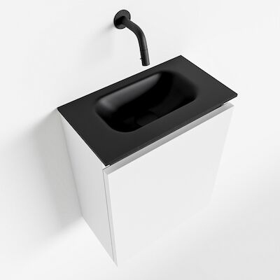 MONDIAZ TURE 40cm toiletmeubel talc. EDEN wastafel urban midden geen kraangat