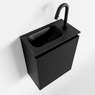 MONDIAZ TURE 40cm toiletmeubel urban. EDEN wastafel urban links 1 kraangat
