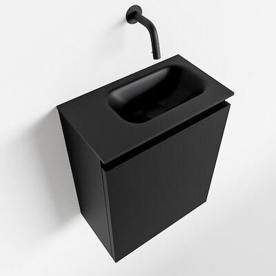 MONDIAZ TURE 40cm toiletmeubel urban. EDEN wastafel urban rechts geen kraangat