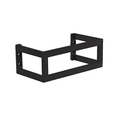 Montagebeugel Vierkant BWS 40x22x15 cm Rvs Mat Zwart op=op