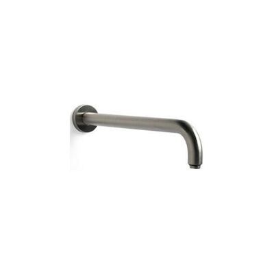 Muuruitloop Hotbath Mate 40 cm Rond Geborsteld Nikkel