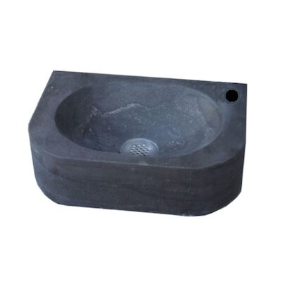 Natuursteen fontein Flow 35x24x10cm (kraangat rechts)