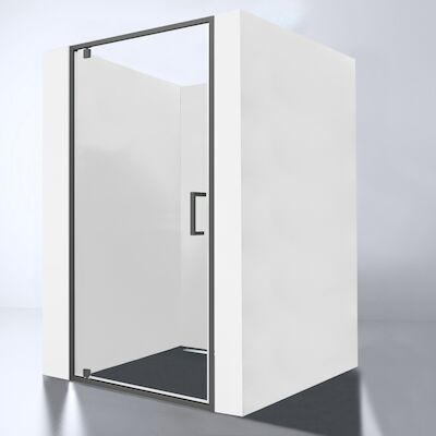 Nisdeur Best Design Moya 90×200 cm Nano Glas 8 mm Mat Gunmetal