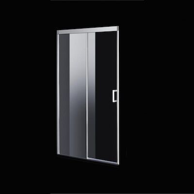 Nisdeur BWS Linea 148×200 cm Soft-Close Aluminium Profiel Chroom