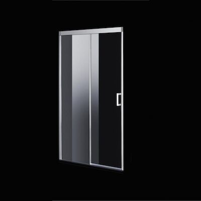 Nisdeur BWS Linea 178×200 cm Soft-Close Aluminium Profiel Chroom