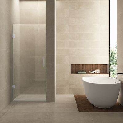 Nisdeur BWS Miley 70×200 cm 8 mm Nano Helder Glas Chroom