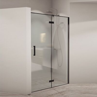 Nisdeur BWS PC Design 100×200 cm 8mm Mat Zwart