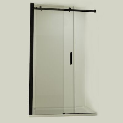 Nisdeur BWS Subliem 8mm Schuifdeur Zwart