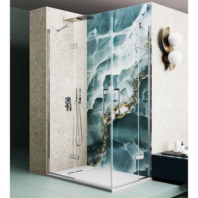Nisdeur Lacus Giannutri 80×200 Tweedelig Chroom