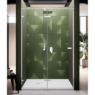 Nisdeur Lacus S.Pietro 120×200 Tweedelig Chroom
