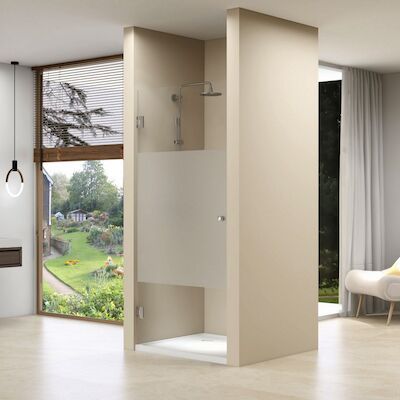 Nisdeur Van Rijn ST01 Profielloos 80×200 cm Met Satijnbaan 8 mm Zwart