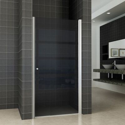 Nisdeur Wiesbaden met profiel Rookglas 90x202cm 8mm Nano coating