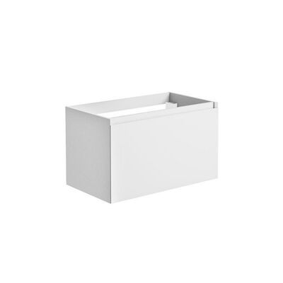 Onderkast Allibert Nordik 80x46x47,2 cm Gelakt MDF Ultra Mat Wit (wastafel optioneel)