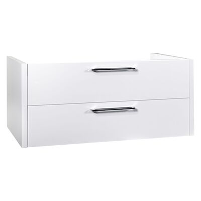 Onderkast BWS Mega 120x45x50cm Hoogglans Wit