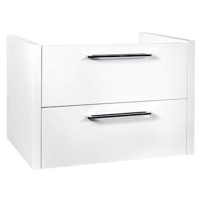 Onderkast BWS Mega 80x45x50cm Hoogglans Wit