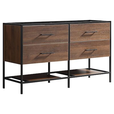 Onderkast Differnz Industrial 139 cm Bruin
